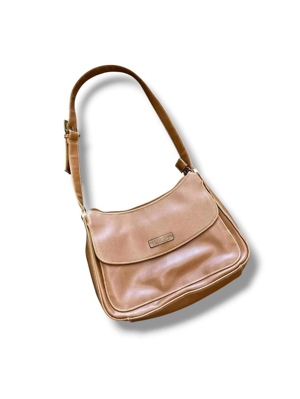 Vintage Tan Strada Leather Purse